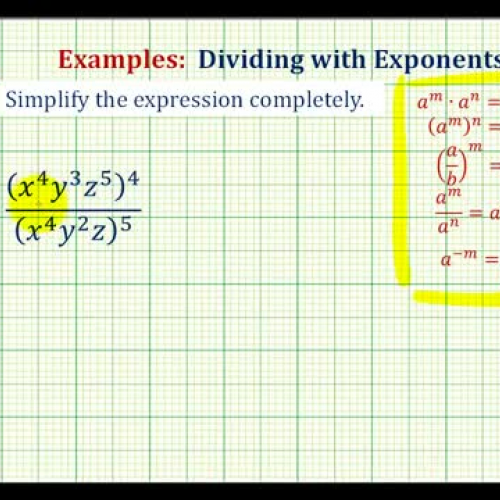 Exponents Neg Simplify Combo Ex1