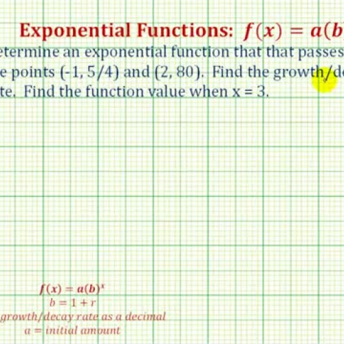 Exponential Growth2 Point No Initial Value Ex