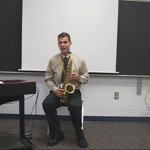 Saxophone Using The Left Hand