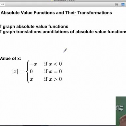 Absolute Value Transformations