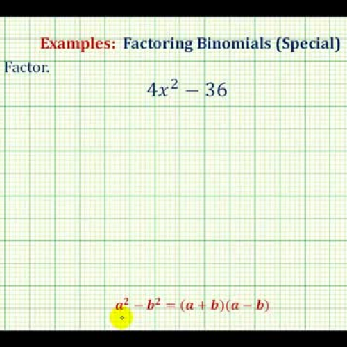 Factor Diff Square Common Factor Ex