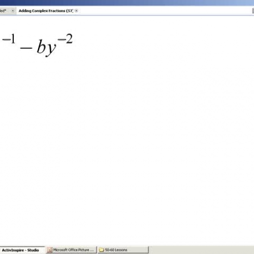 add &amp; sub complex fractions (57)