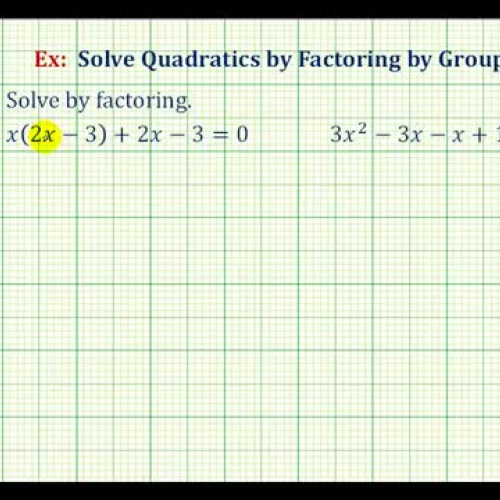 Factor Solve Group Ex2