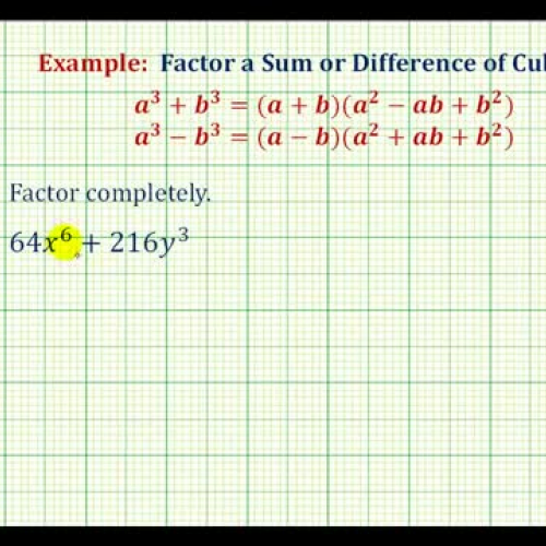 Factor Sum Diff Cube Ex3