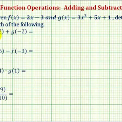 Function Arithmetic Add Sub Mult Div Ex1