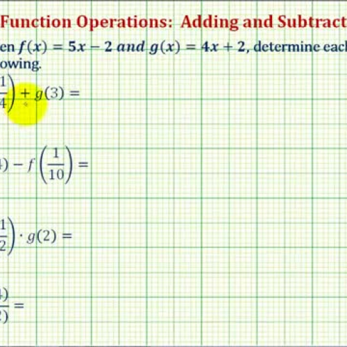 Function Arithmetic Add Sub Mult Div Fract Ex