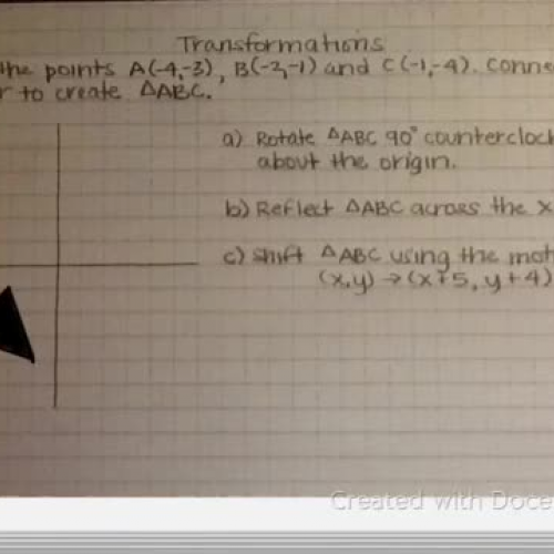 Geometry - Transformations