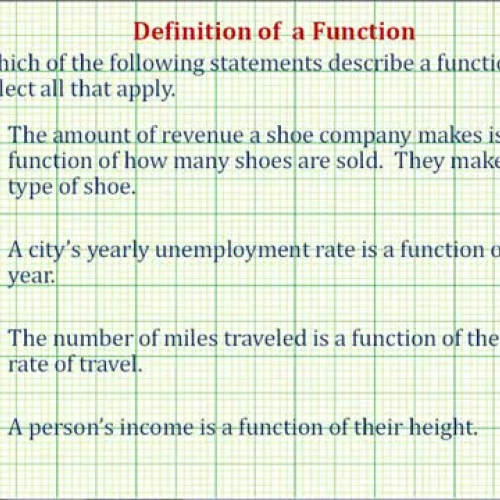 Function Statements Ex