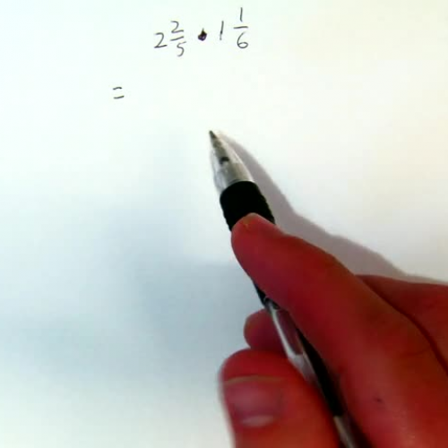 Multiplying Mixed Numbers (Multiply and Simpl