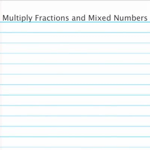 Multiplying Fractions