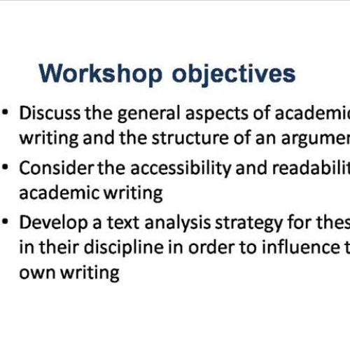 Styles of Academic Writing