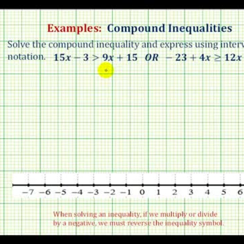 Inequality Compound Multi Step O R Ex