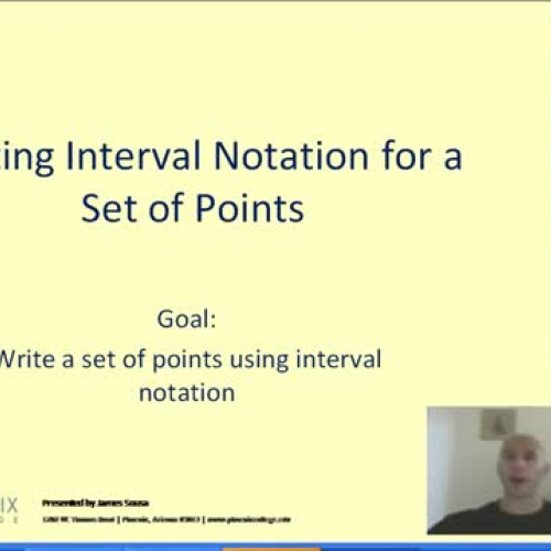 Interval Notation