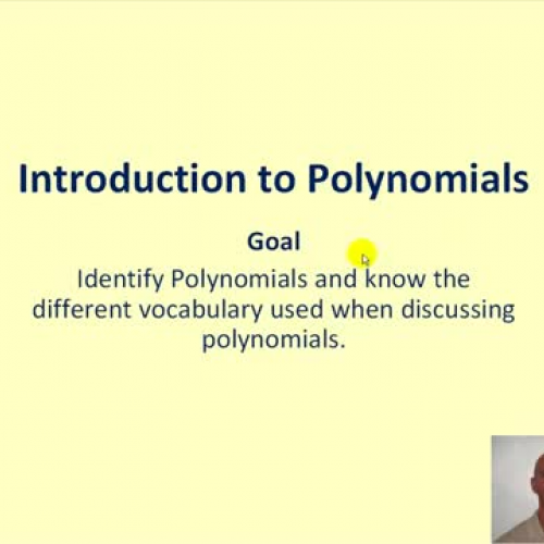 Intro Polynomials