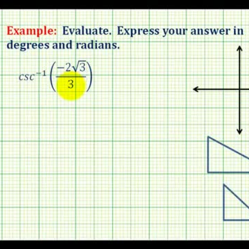 Inverse Csc Expression Ex