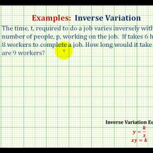 Inverse Variation App Ex1