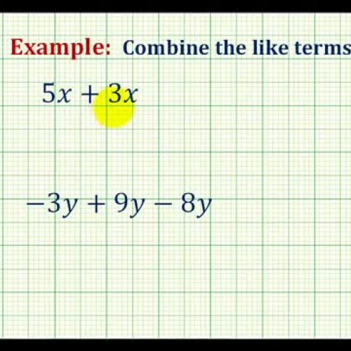 Like Terms Ex1