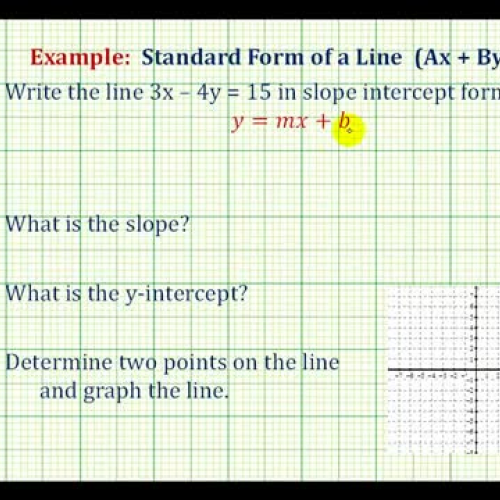 Line Std To Slope Int With Fractions Ex2