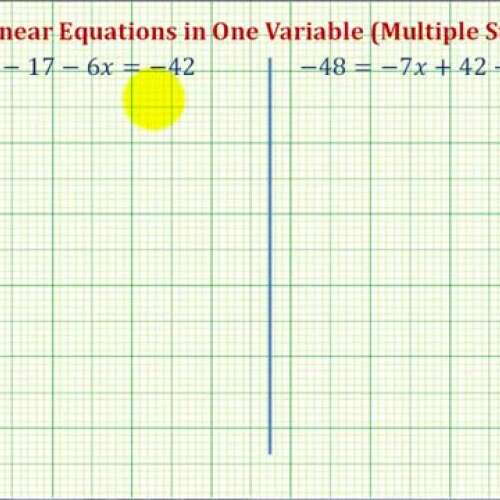 Linear Equation One Var Simplify Ex(2_4)