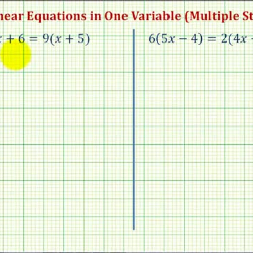 Linear Equations Multiple Steps Parentheses(2