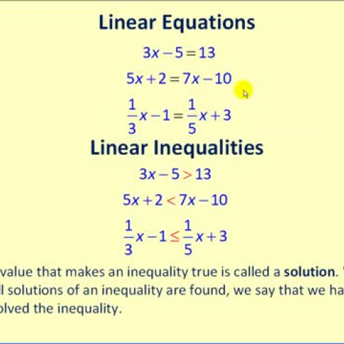 Linear Inequalities_ One Var