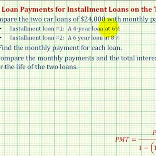 Loan Comparison Car Ex