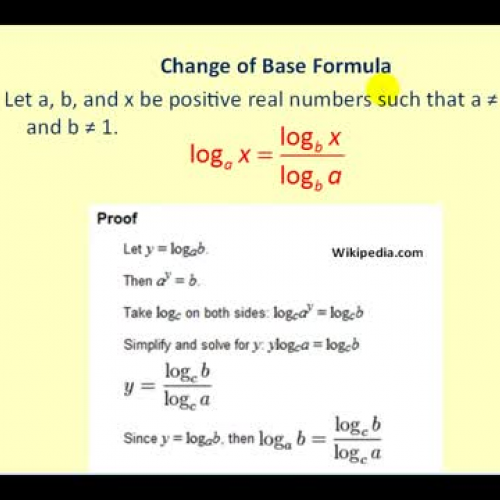 Log Chang Base