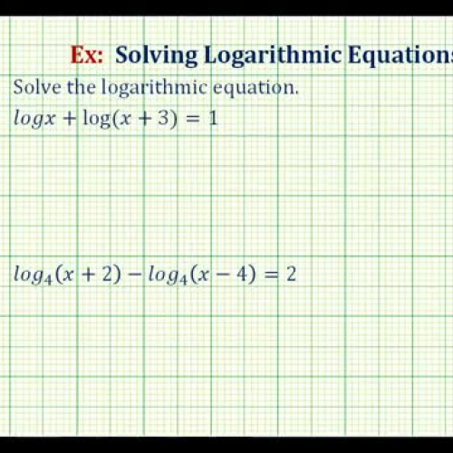 Log Equation Ex2