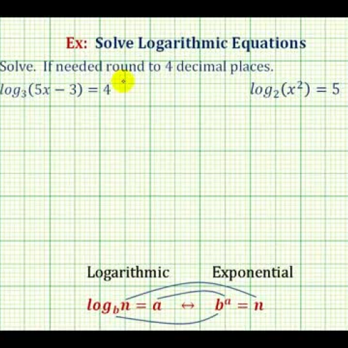 Log Equations Linear Quad Exact Ex