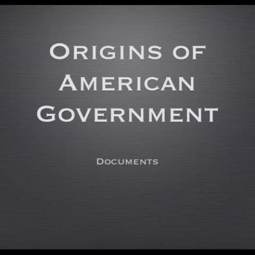Documents Influencing the Constitution 1