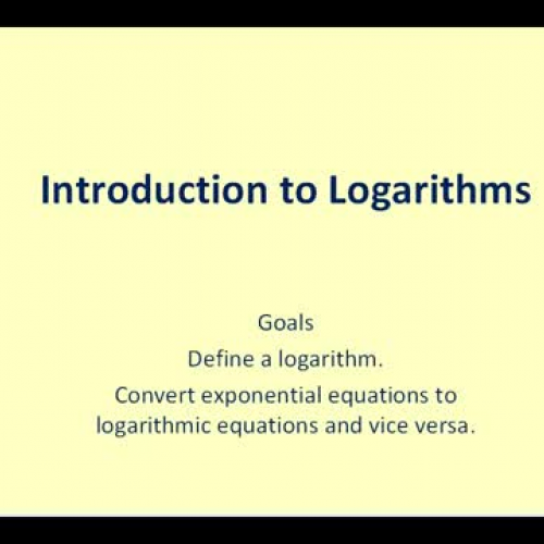 Log Intro