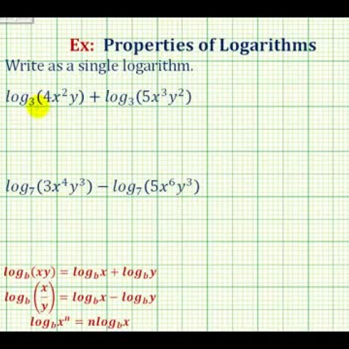 Log Property Basic Sum Diff Ex