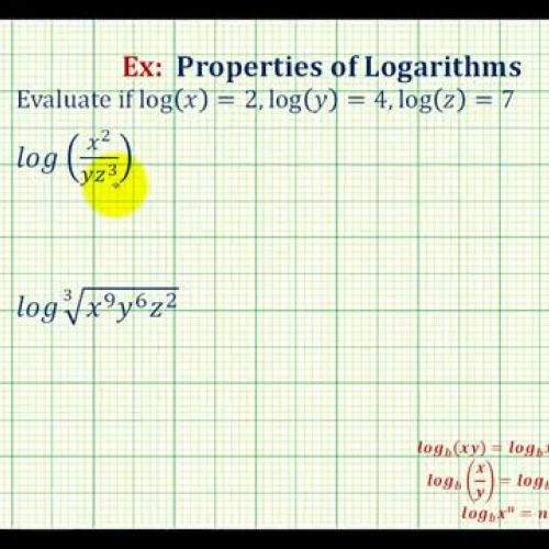 Log Property Evaluate Ex1