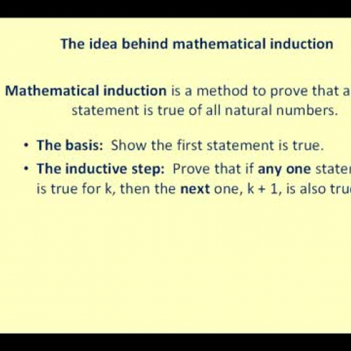 Math Induction