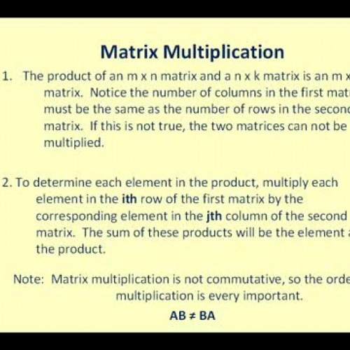 Matrix Multiplication