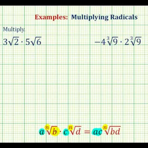 Multiply Radicals Ex1