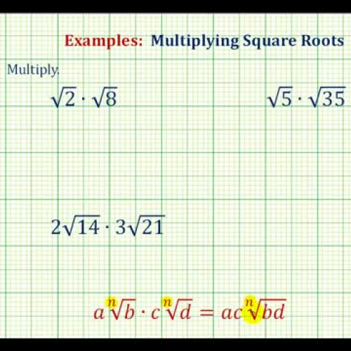 Multiply Square Roots Ex1