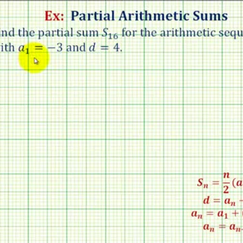 Partial Sum Arithmetic Ex1