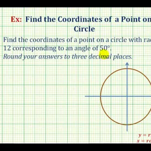 Point On Circle Given Angle Ex