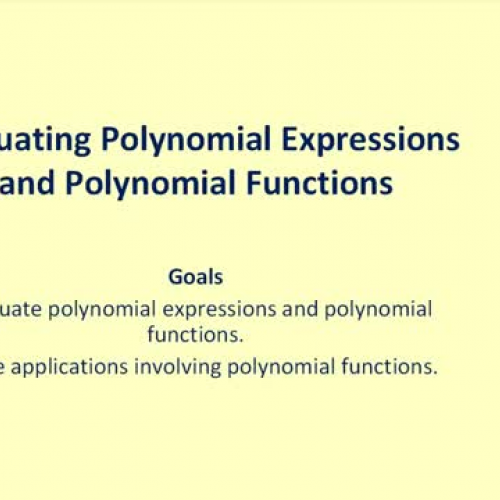 Poly Expr Functions