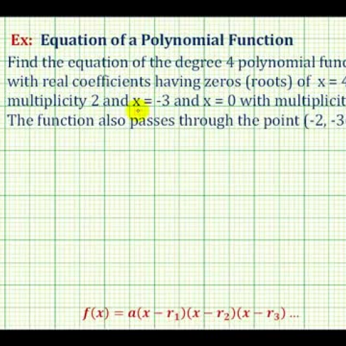 Poly Function Given Zeros_ Point D4 Ex2