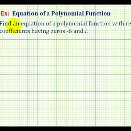 Polynomial Function Imag Zeros Ex