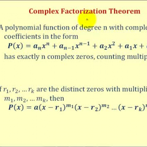 Polynomial Linear Factors Ex1 B