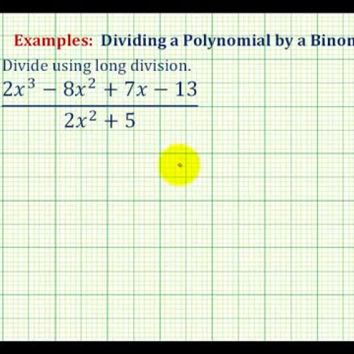 Polynomial Long Divide Ex6