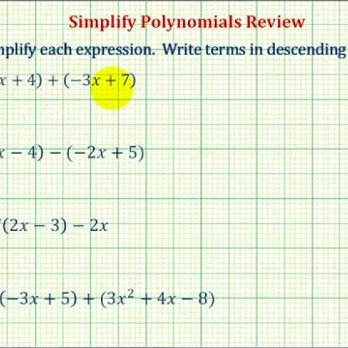 Polynomial Operations Ex1