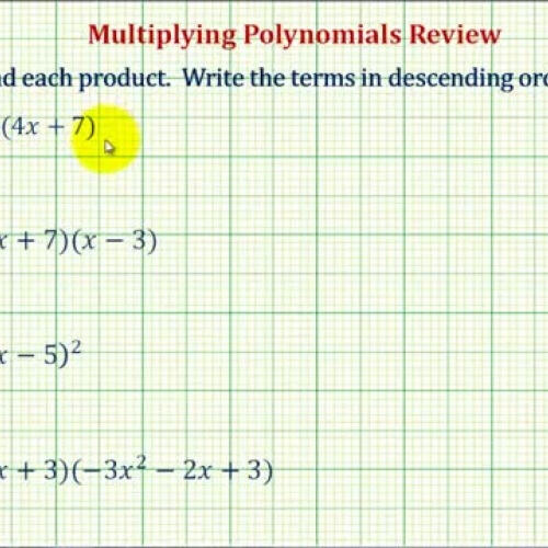 Polynomial Products Ex