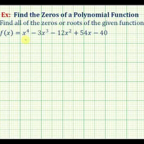 Polynomial Zeros Complex Degree4