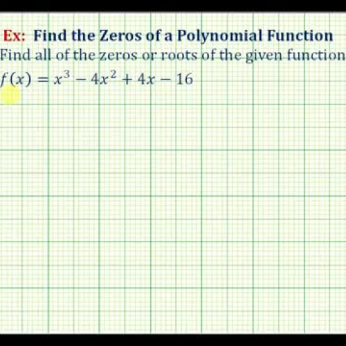 Polynomial Zeros Imaginary