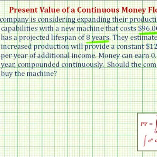 Present Value Investment Ex