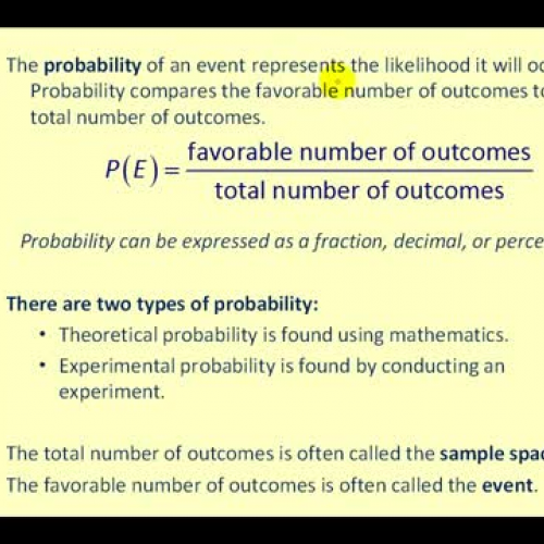 Probability Intro